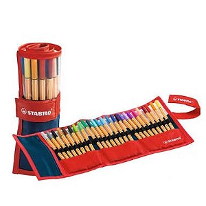 ESTOJO STABILO POINT ROLLER SET 25UN 8825