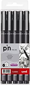 KIT UNI PIN ESTOJO COM 5 CANETAS FINE LINE