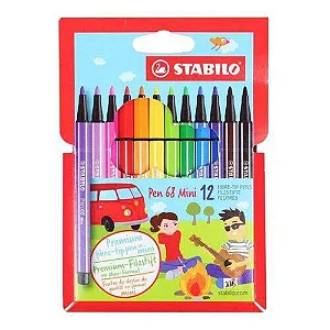 ESTOJO MINI STABILO PEN COM 12 UN