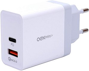 CARREGADOR DE TOMADA USB CG206 BRANCO