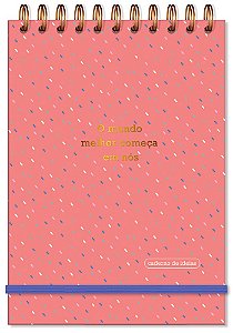 CADERNO DE IDEIAS RISCADINHO