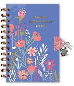 DIARIO COM CHAVE PRIMAVERA