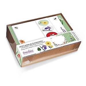CARTAO DE AGRADECIMENTO LOVE GARDEN VERDE
