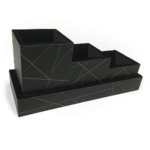 ORGANIZADOR DE MESA SLIM GEOMETRICO