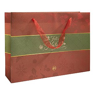 SACOLA NATAL HORIZONTAL G 325MM X 80MM X 245MM
