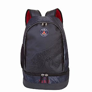 MOCHILA PORTA TENIS PARIS SAINT GERMAN PRETA