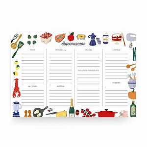 BLOCO COM IMA LISTA SUPERMERCADO 17X25