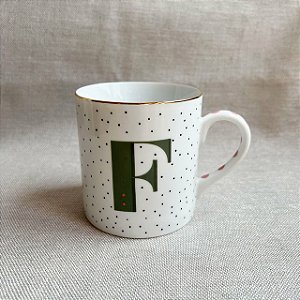 CANECA COLOR COM SACO LETRA F