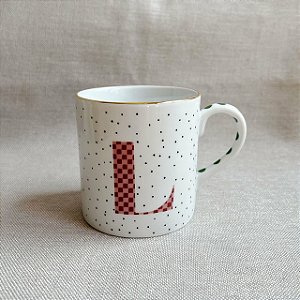 CANECA COLOR COM SACO LETRA L