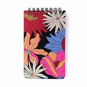 BLOCO WIRE POLEN PAUTADO 12X20 TROPICALIA PRETO