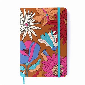 CADERNETA POLEN S/PAUTA 14X21 TROPICALIA CARAMELO