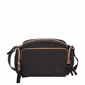 BOLSA TRANSVERSAL PAUL FRANK GLAM PRETA