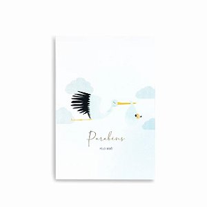CARTAO PARABENS PELO BEBE