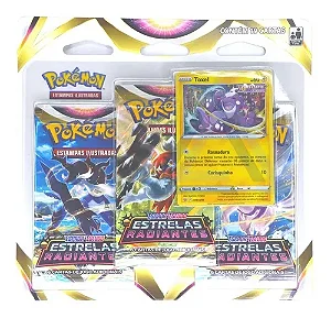 CARTAS POKEMON BLISTER TRIPLO ESTRELAS RADIANTES