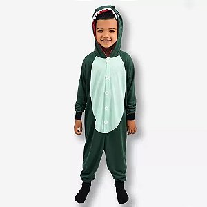 MACACAO KIGURUMI SUMMER INFANTIL DINOSSAURO TAM 2