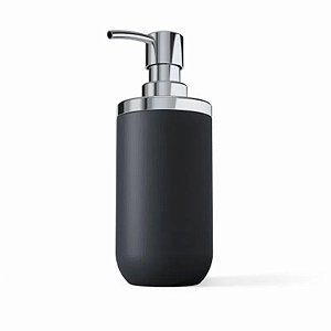 PORTA SABONETE LIQUIDO JUNIP PRATA/PRETO