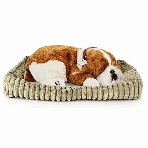 CACHORRO TECIDO BULLDOG QUE RESPIRA