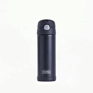 GARRAFA TERMICA THERMOS PRETA 470ML
