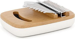 PIANO DE DEDO KALIMBA MADEIRA 15 CLAVES BRANCO