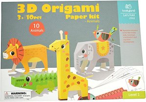 KIT ORIGAMI 3D ANIMAIS