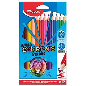 LAPIS DE COR STRONG JUMBO 12 CORES