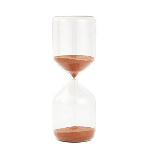 AMPULHETA EM VIDRO 30 MINUTOS