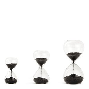 AMPULHETA EM VIDRO 1 MINUTO
