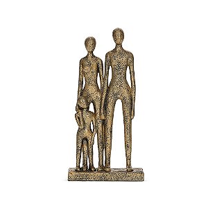 ESCULTURA FAMILIA EM POLIRRESINA 22CM