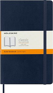 MOLESKINE CLASSICO AZUL ZAFIRA FLEXIVEL PAUTADO