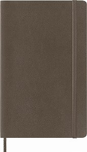 CADERNO CLAS MARROM TERRA CAPA FLEXIVEL PAUTADO