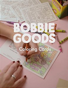 CARTAS PARA COLORIR BOBBIE GOODS COLORING CARDS COM 4