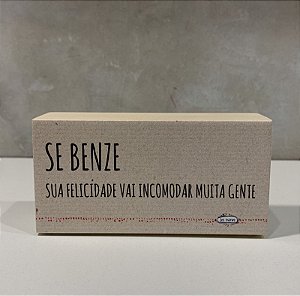 MINI BLOCO DE MADEIRA SE BENZE 11X6
