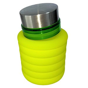 GARRAFA RETRATIL EM SILICONE COLORIDO