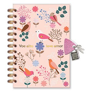 DIARIO COM CHAVE LEVE AMOR