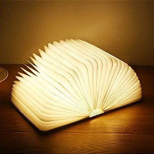 LUMINARIA LIVRO ABERTO MAGNETICA RECARREGAVEL M