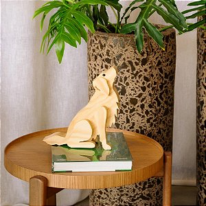 ESCULTURA CACHORRO GOLDEN TORRESMO
