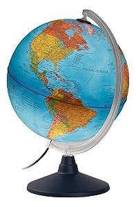 GLOBO 20CM ELITE FISICO PORTUGUES COM LUZ DESMONT