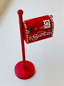 CAIXA CORREIO LETTERS SANTA NATAL 43CM