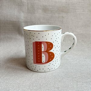 CANECA COLOR COM SACO LETRA B