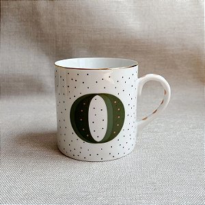 CANECA COLOR COM SACO LETRA O