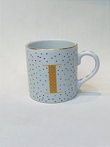 CANECA COLOR COM SACO LETRA I