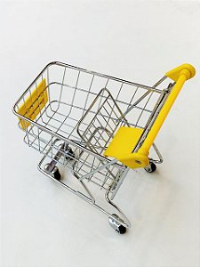 CARRINHO DE MERCADO AMARELO
