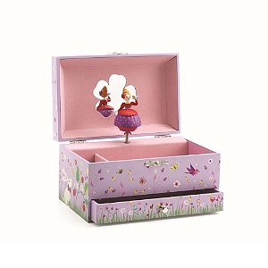 CAIXA DE MUSICA PRINCESA COM PASSARO