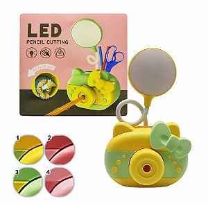 LUMINARIA DE MESA MODELO GATO COM CABO USB EM PLASTICO 10X7X26 DIVERSOS