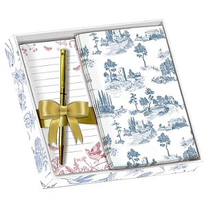 KIT PAPELARIA CADERNOS BLOCO CANETA