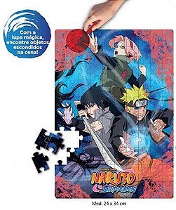 Quebra Cabeça Naruto Shippuden 200 Peças 2 Partes Elka Jogo Puzzle