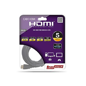 CABO HDMI 2.0 4K 3D 1080P 19+1 PINOS - 5 METROS