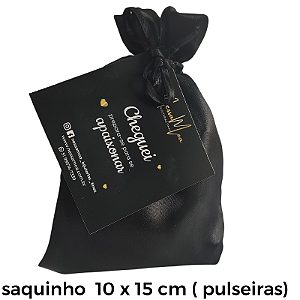 Saquinho Cetim 10 x 15 cm ( pulseiras) ( embalagem)