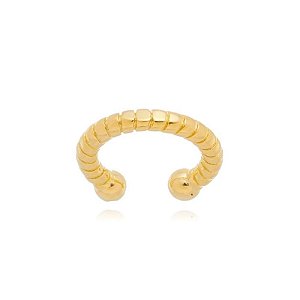 Piercing Fita Passada folheado em ouro (mini)
