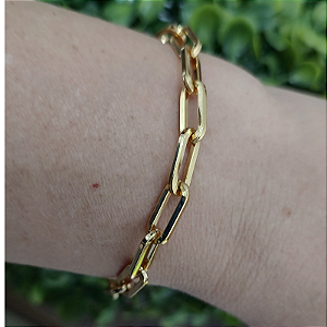 Pulseira Correntaria M Fina folheado em ouro Italia.